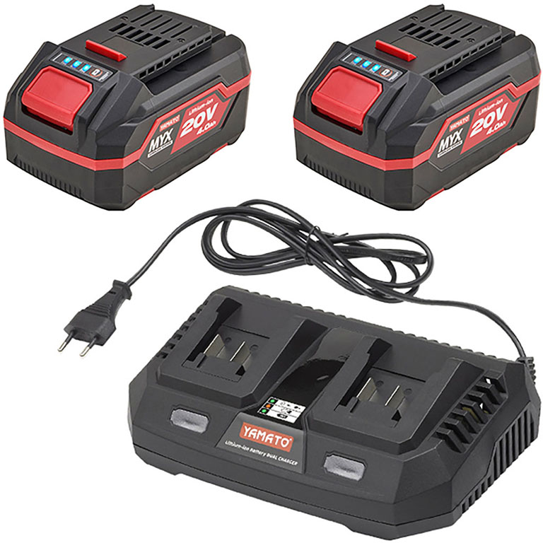 Kit trapano avvitatore batteria Litio 20V 1,5 Ah Yamato MYX